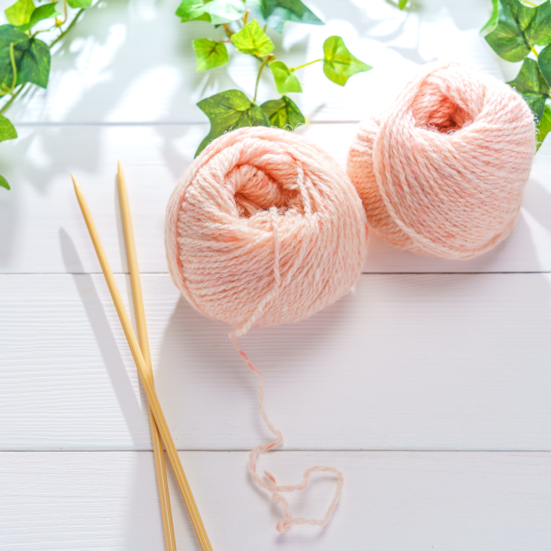 knitting and crocheting