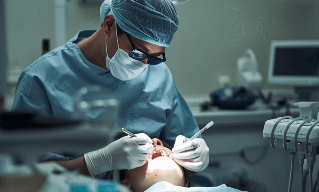 dentist for tooth extraction